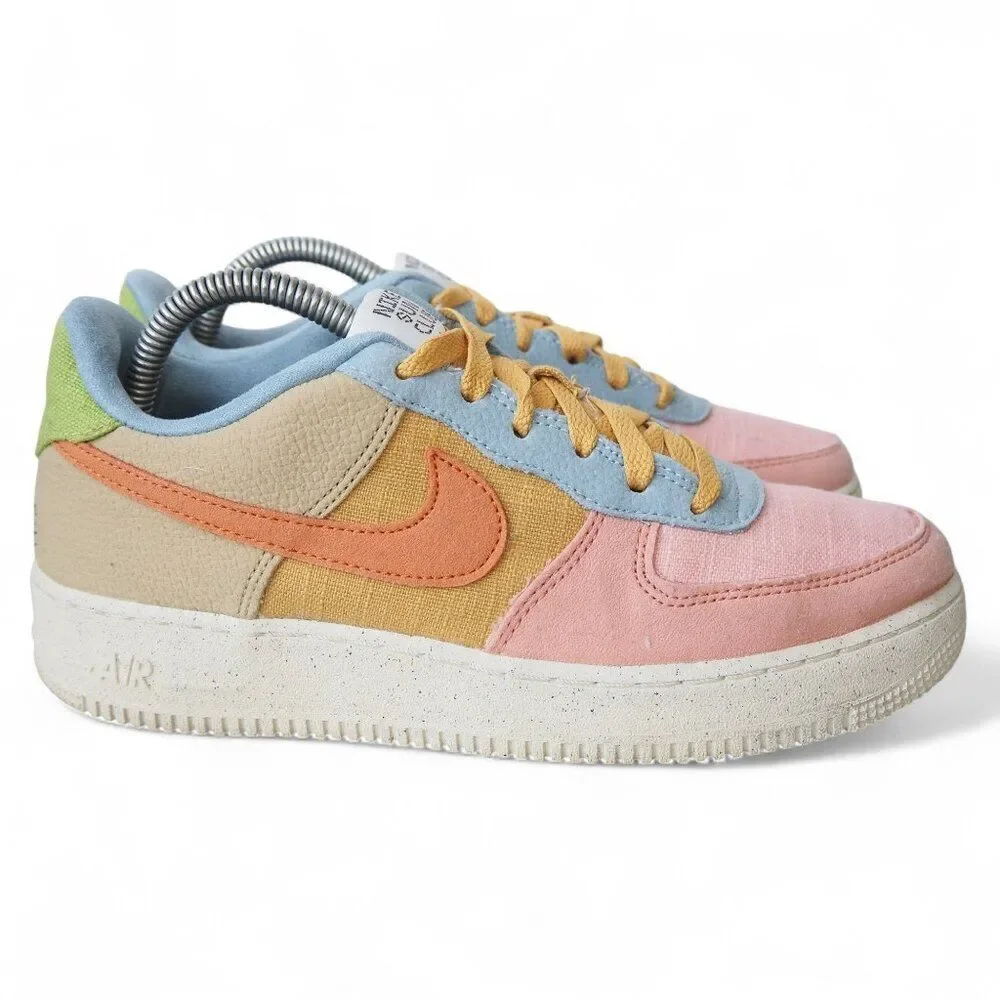 Nike Air Force 1 Low '07 LV8 Next Nature Sun Club Youth 7 Women's 8.5 DM0984-700 - Picture 4 of 11